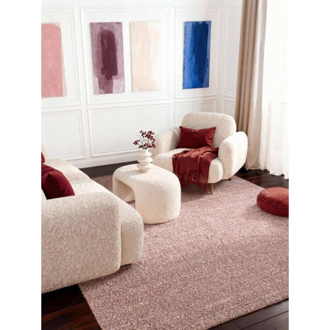 Ted Baker Ted baker notting hill soft polyester vloerkleed roze- 200x290 cm