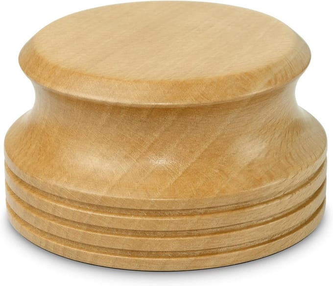 Platenspeler Stabilisator 300g met Eikenhouten Behuizing - Voor Optimale Geluidskwaliteit