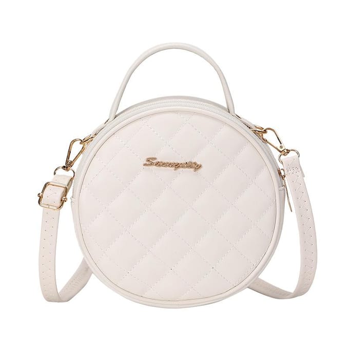 Retro Kleine Ronde Tas Dames Tas Dames Geborduurde Messenger Bag