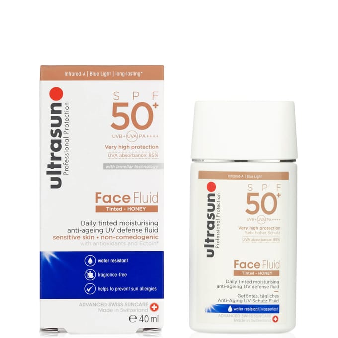 Ultrasun Honey Tinted Face Cream SPF 50+ 40 Lotion