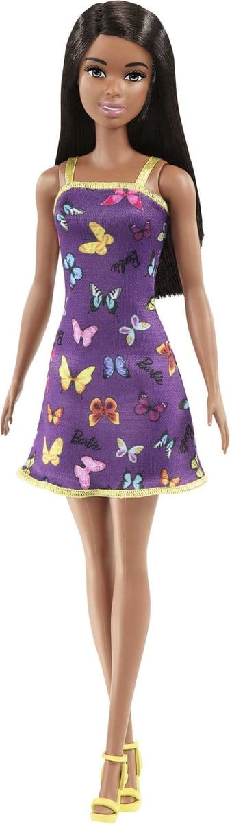 Barbie Pop Modepop Paarse Jurk Vlinders Barbie-accessoires.