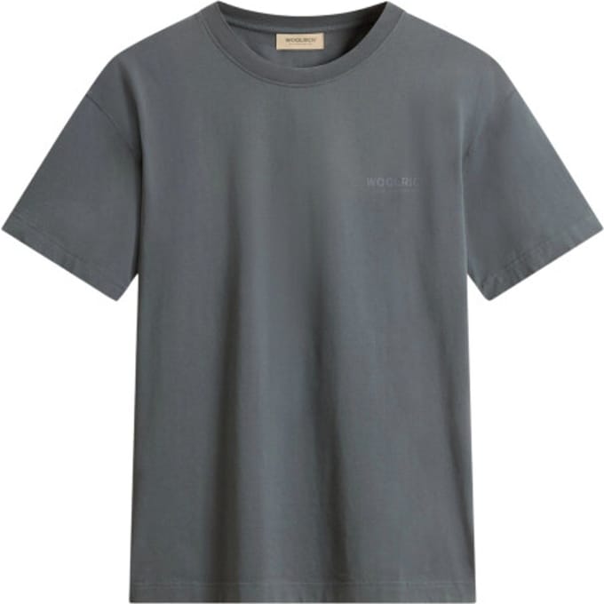 Woolrich Cotton Graphic T-shirts Donkergrijs Cfwote2010mrut5334