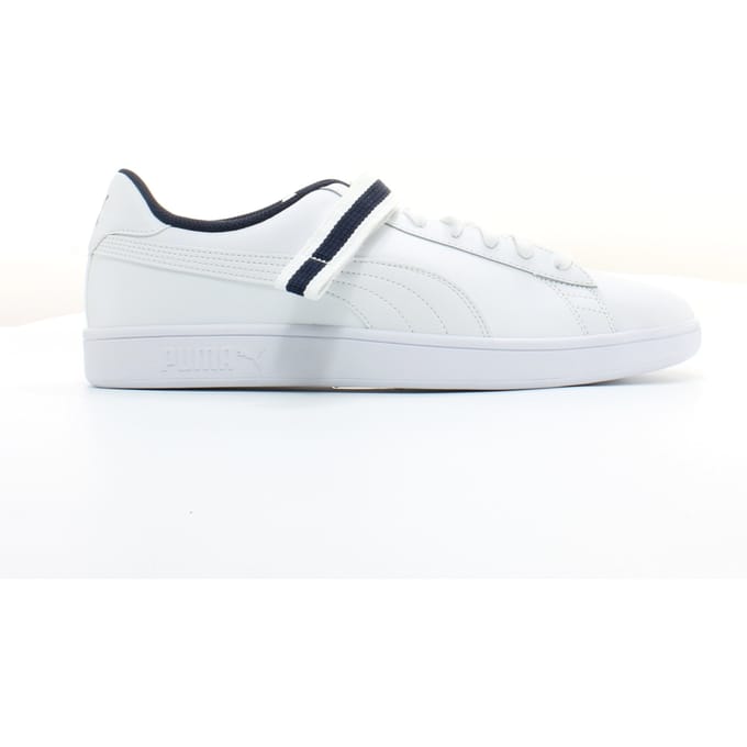 Puma Smash V2 Wit Leer Heren Veterschoenen 366912 02