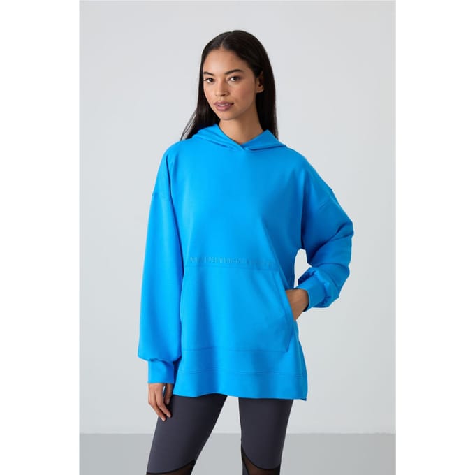 Overmaat Hoodie met Print