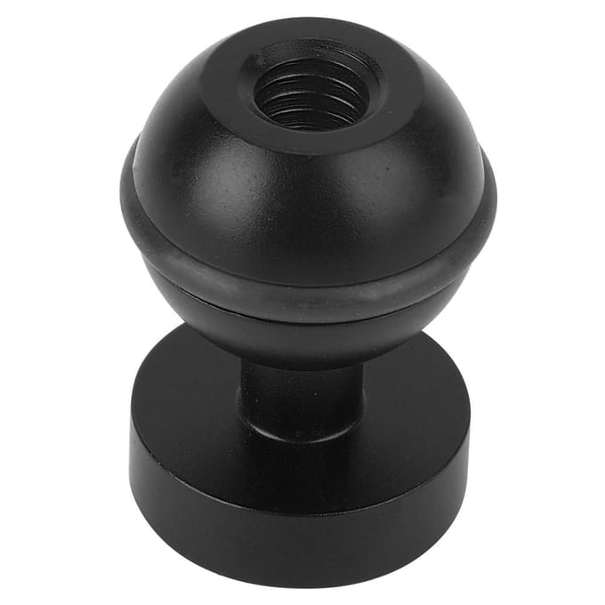Support de lampe de plongée pour caméra d'action, base de rotule, support de griffe porte-accessoire, trou de vis 1/4(noir)