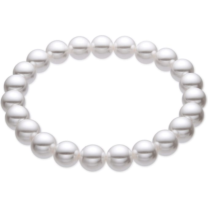 Luxenter Armband met witte parel en 18-karaats goudkleurige afwerking - Anrae