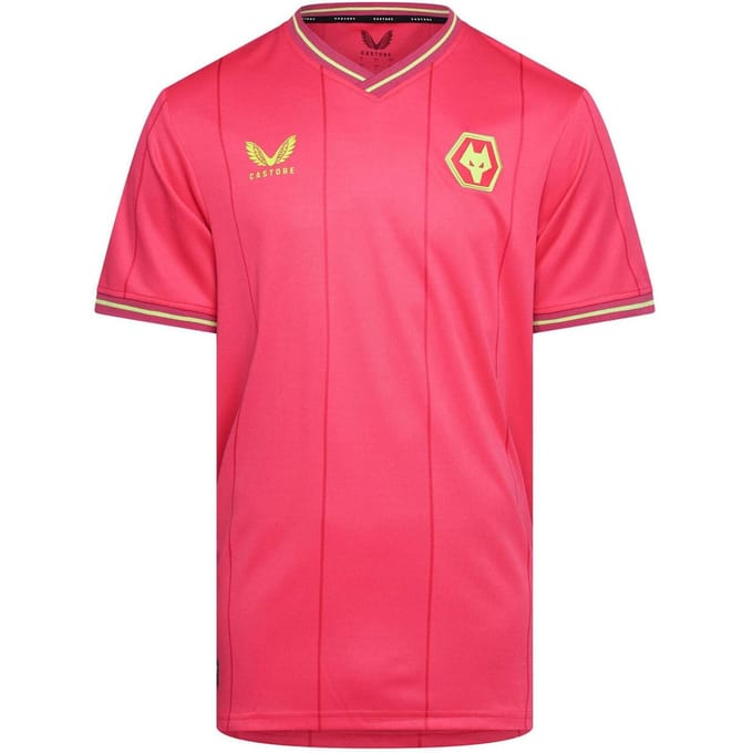 Castore Wolves-keepersshirt voor heren (Bietenwortel Paars)