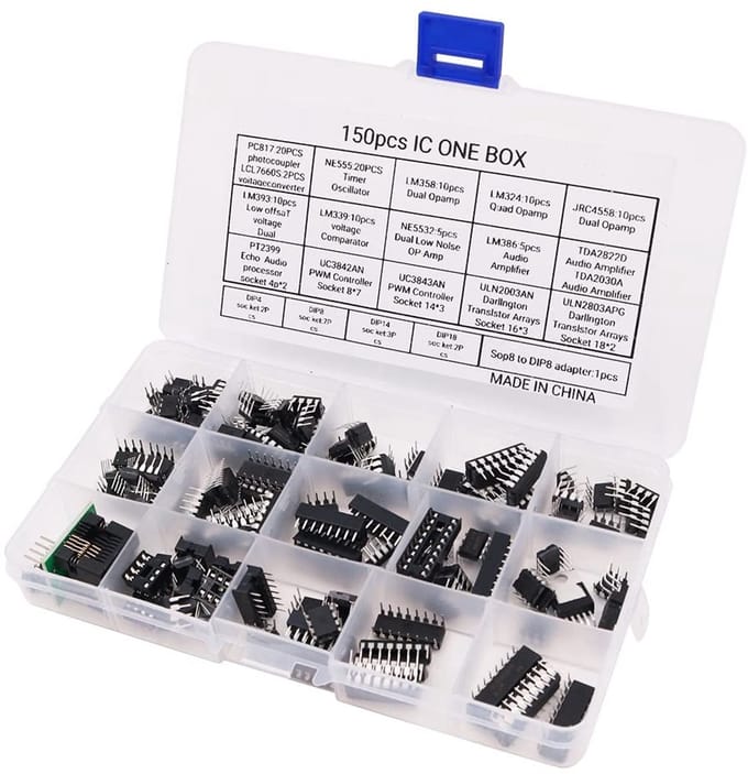 Allecto - 150Pcs Xl Ic Chip Assortiment - Opamp Oscillator
