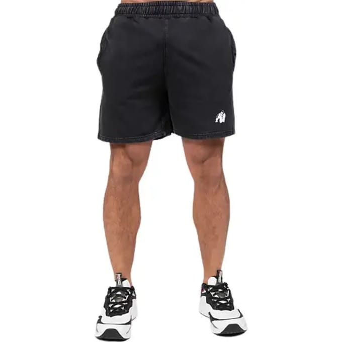 Gorilla Wear Curtis Sweat Shorts - Washed Grijs - S -