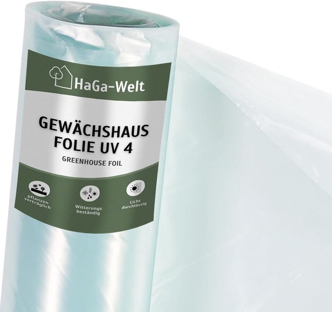 UV-bestendige Broeikasfolie Breed 8m Transparant PE-folie per Meter