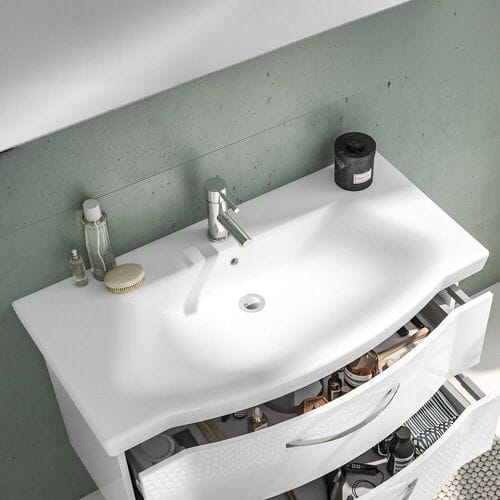 Pelipal series 6005 (Solitaire) Argona washbasin 97 cm SWT201301-970