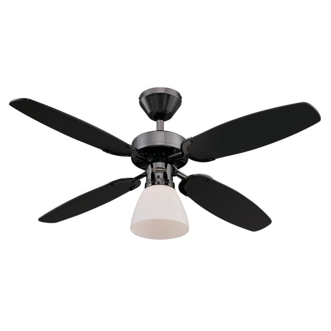 Westinghouse Capitol ventilator grafiet-zwart