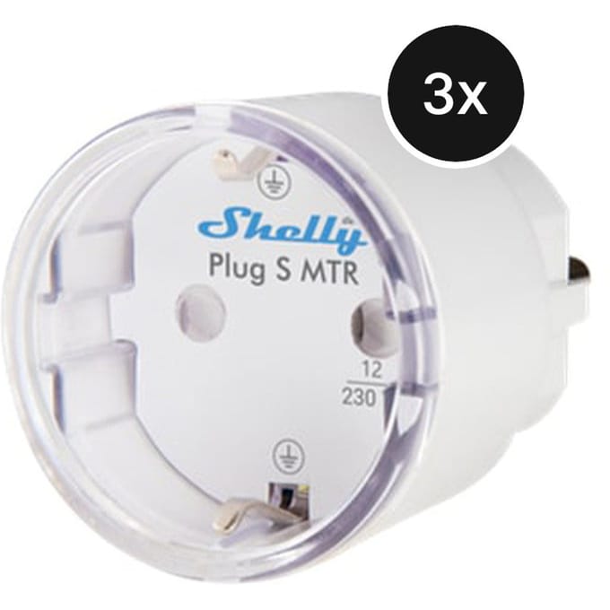 Shelly Smart Socket Shelly Plug S Mtr Gen3 Voor Smart Home