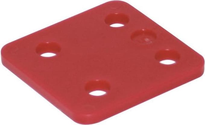 GB Wig stel/drukplaten GB-34705   5mm (192x) rood