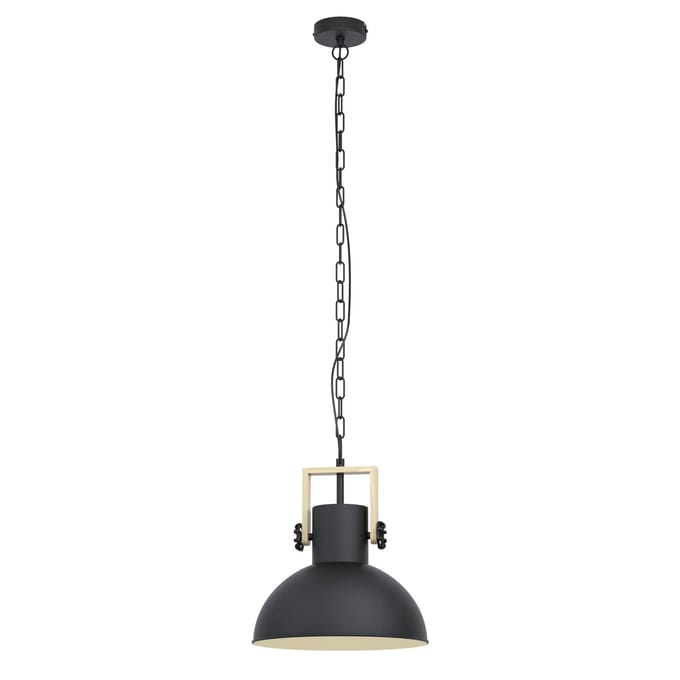 EGLO Hanglamp Lubenham met metalen kap