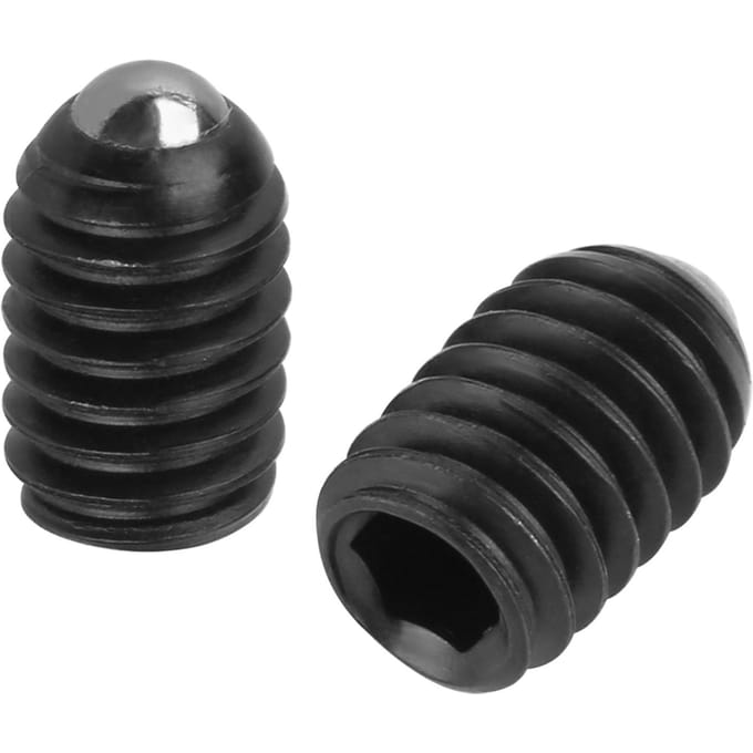 10 stuks M4 schroefdraad zeskant koolstofstalen kogelveerplunjers set (M4*8)