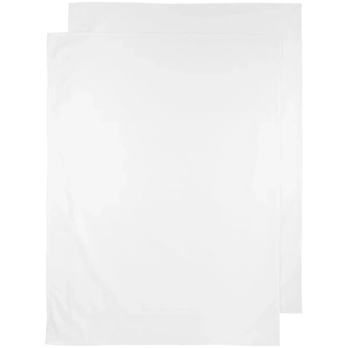 Meyco Baby Uni ledikant laken - 2-pack - white - 100x150cm - 0.3 TOG