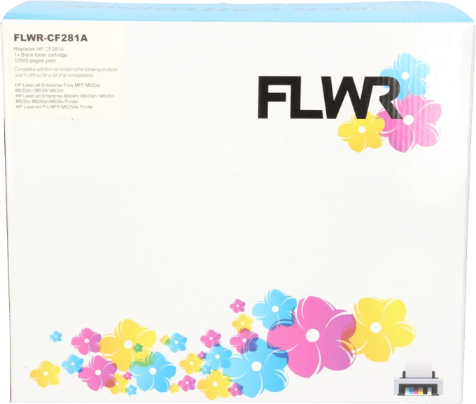 FLWR - Inktcartridge / 81A / Zwart - Geschikt voor HP