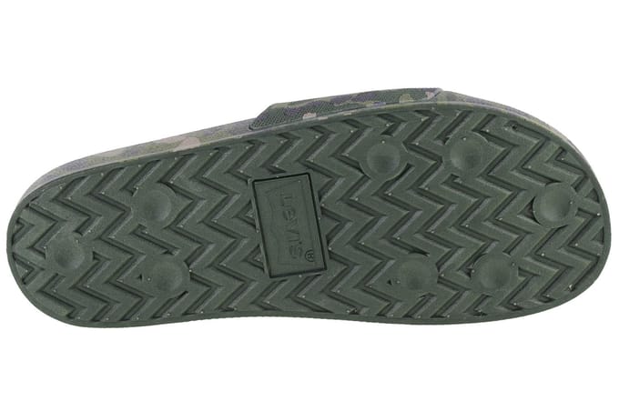 Levi's June Stamp 234217-753-92, Mannen, Groen, Slippers, maat: 42