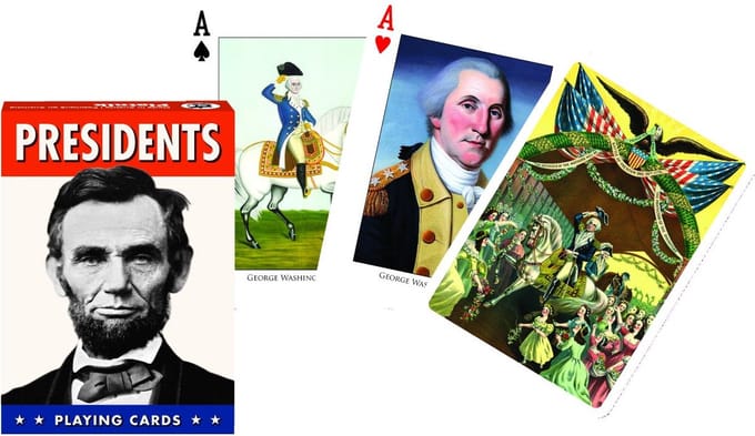 Piatnik Presidenten Speelkaarten - Enkeldeks.