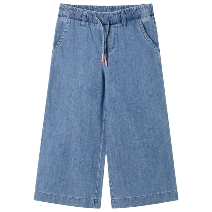 vidaXL Kinderbroek 92 denimblauw