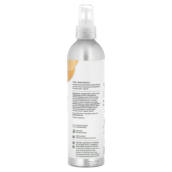 Afvalbak Geurverwijderaar Spray, Verfrissende Wilde Bloemen, 147ml(5 Oz) white