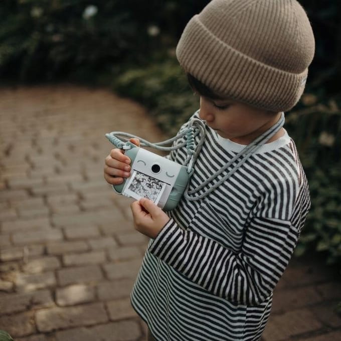 KIDYWOLF KIDYPRINT Groene Thermische Kindercamera – Instant Camera voor Kinderen met Direct Print - 5+