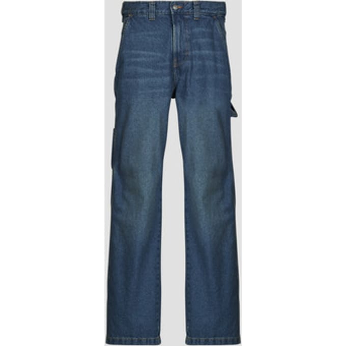 Straight Jeans Dickies STEVENSVILLE CARPENTER DENIM KHAKI TINTED BLUE