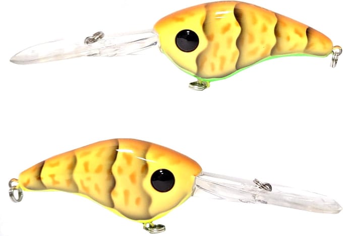 River7 DD Two Tone Crankbait Craw Green 6.5cm Craw Green