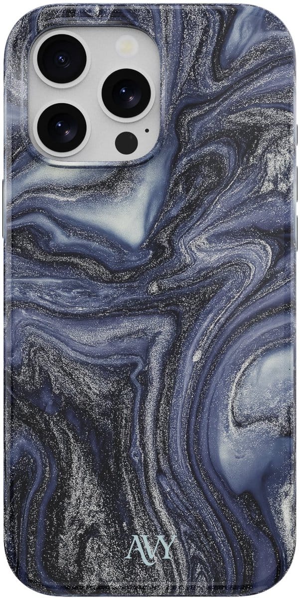 AVY Hard Shell Back Cover | geschikt voor Apple iPhone 12 / 12 Pro | Obscura Blue | Compatibel met MagSafe & Qi2