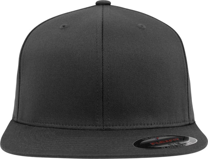 FLEXFIT Pet Flexfit Flat Visor FL6277FV - Dark Grey - L/XL