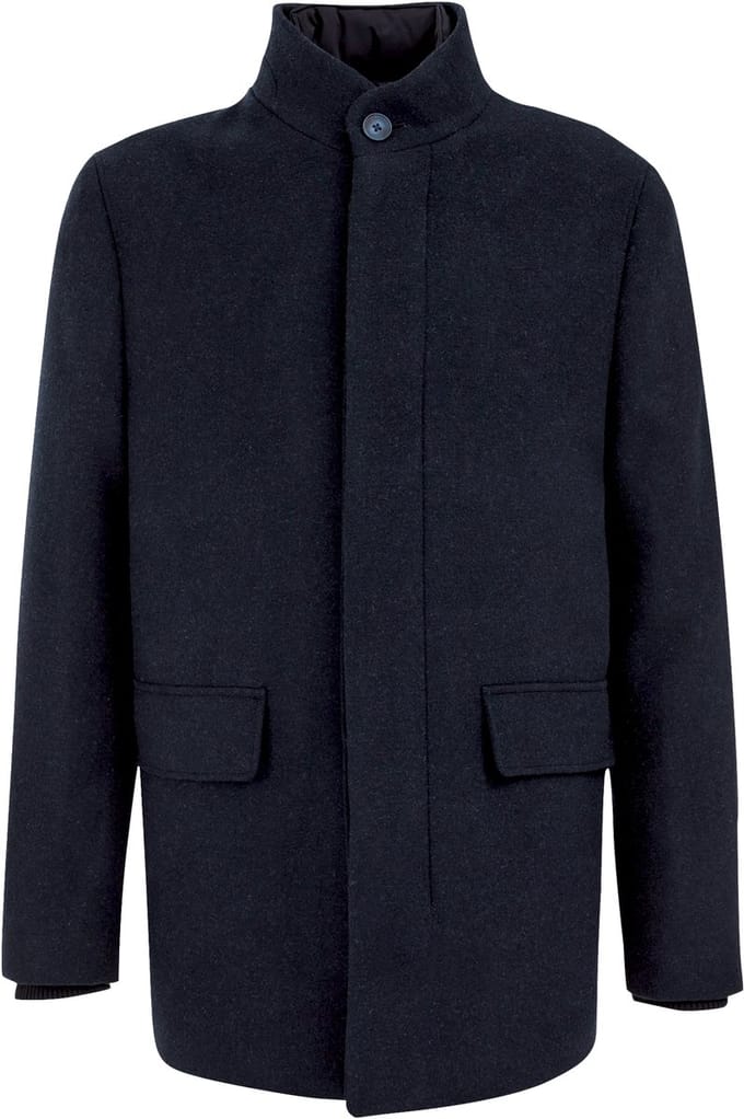 We Fashion Coat Dark Blue Größe: M | Winterjacken Outlet | Herren | Blau