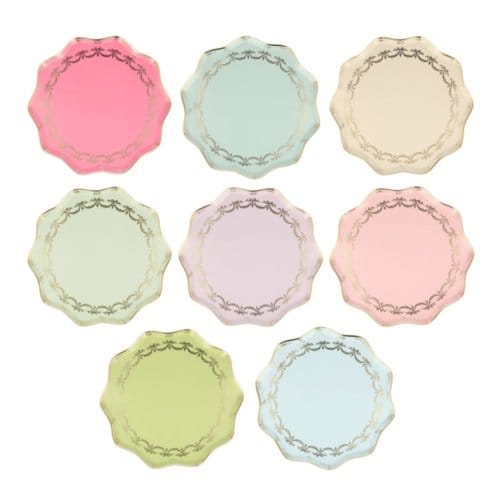 Meri meri x ladurée - bordjes papier klein à 8 stuks, paris