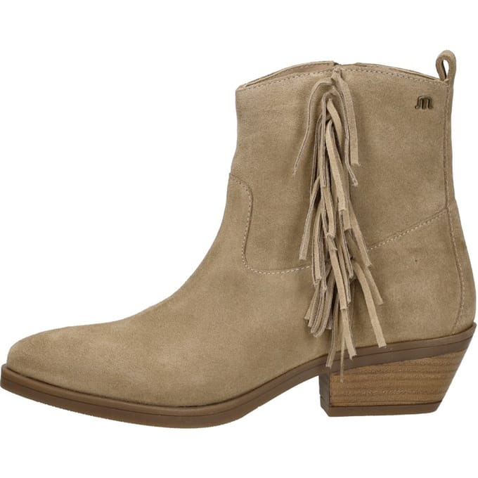 Maruti Tonny Enkellaarsjes Hak - Beige - Maat 38