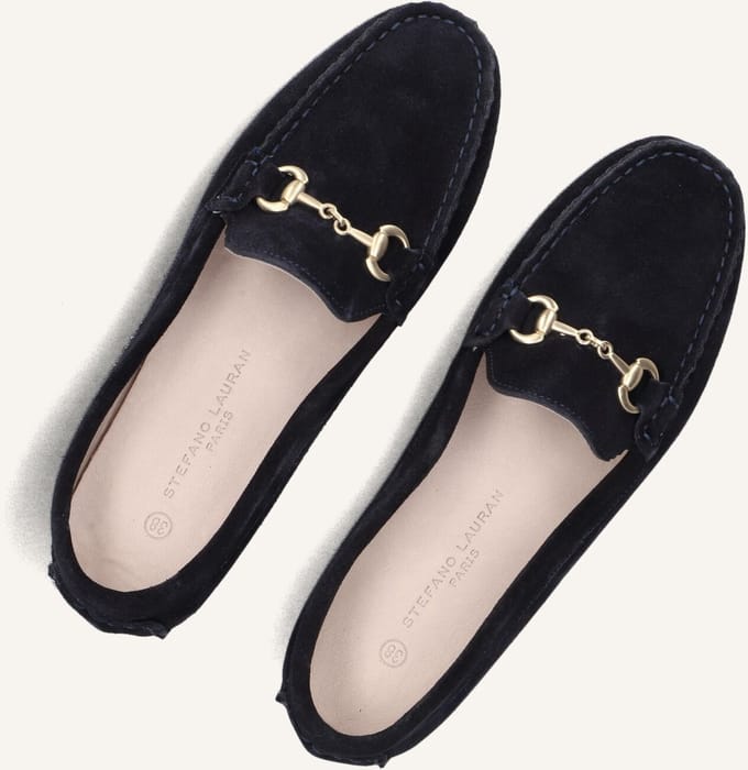 STEFANO LAURAN 11733 Mocassins Dames - Instappers - Blauw - Maat 37,5