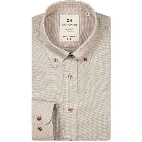 Giordano Overhemd Loretto Button Down Luxury Pinpoint Dobby Pastel Groen / male
