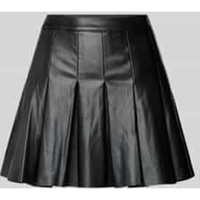 High waist minirok in leerlook, model 'PAULO'
