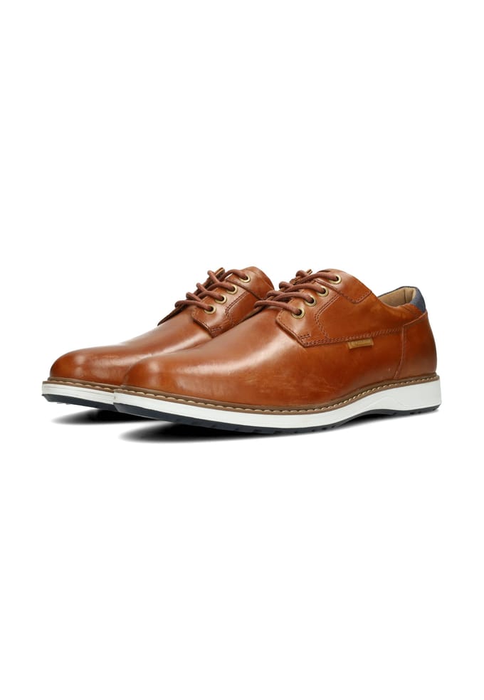 PS Poelman atos veterschoenen cognac leer