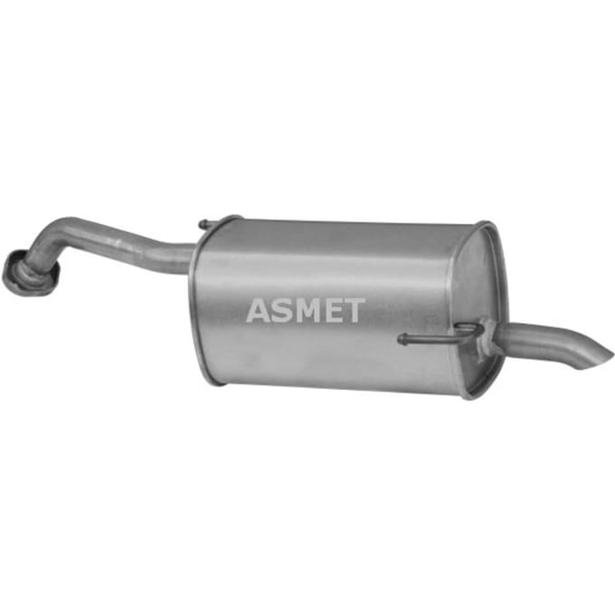 Geluiddemper achter ASMET 14.030