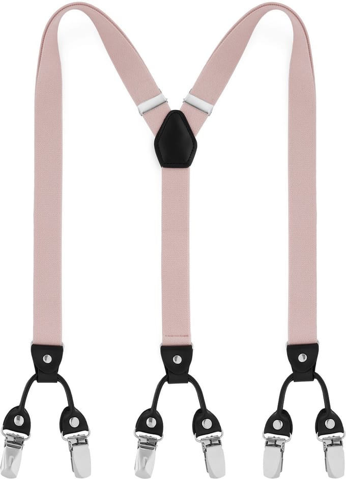 Smalle Huidkleurige Clip Bretels