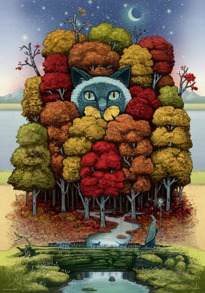 Heye puzzel Andy Kehoe 500 stukjes - Take a Trip puzzel.