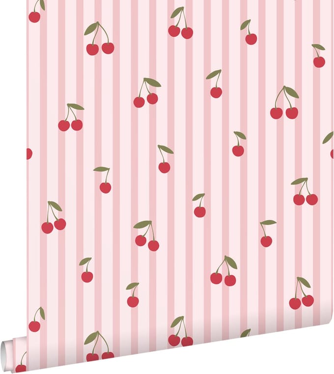 ESTAhome behang kersen roze - 50 x 900 cm - 131653