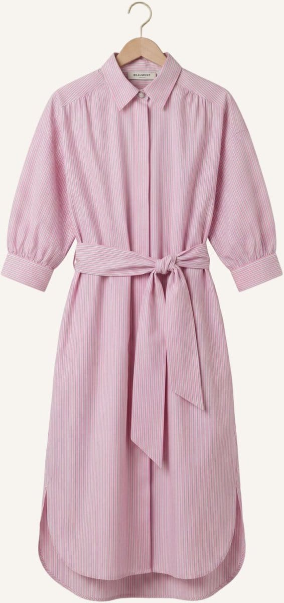 Beaumont India Dress Dames - Jurk - Roze - Maat 38
