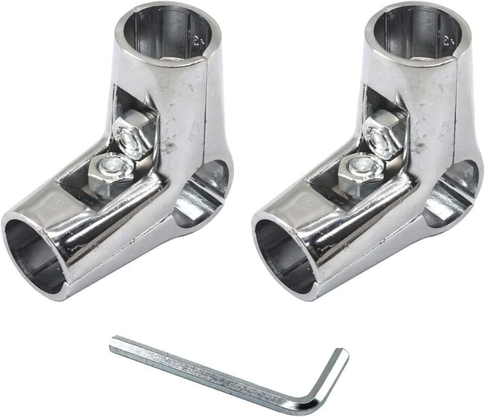 Aluminium Frame Connector voor 25mm Buis - Stevige Verbinding, Duurzaam en Lichtgewicht