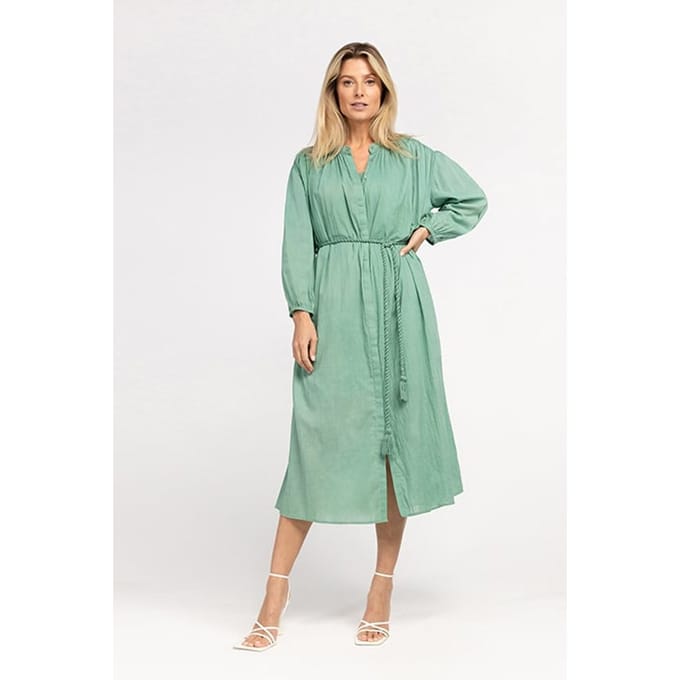 Ibana Donte Jade Green Größe: 36 | Blusenkleider Outlet | Damen | Grün