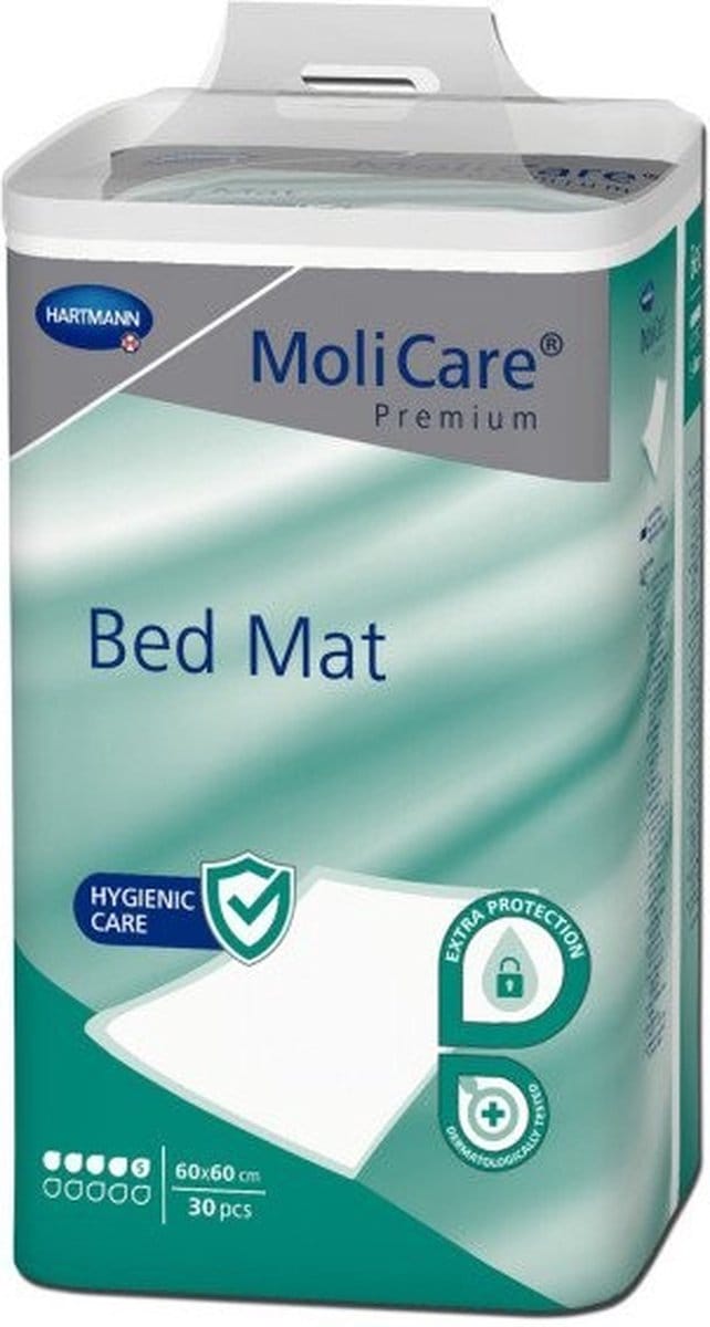 Hartmann Molicare Premium Bed Mat 5 druppels 60 x 60 cm - 8 pakken van 30 stuks