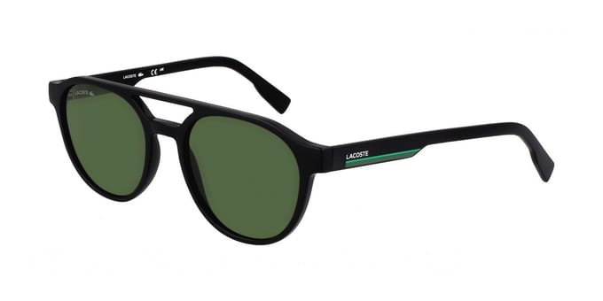 Lacoste L6008S N Matte black 53/19/145 MAN Zonnebrillen