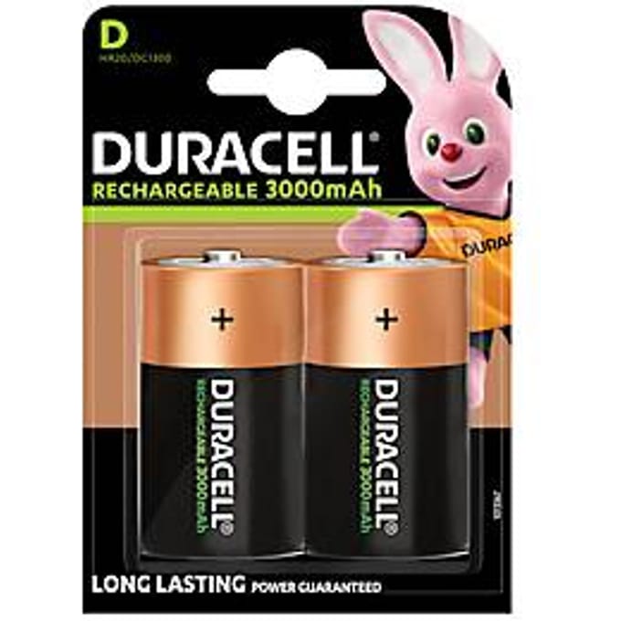Duracell PreCharged Oplaadbare D batterij (mono) NiMH 3000 mAh 1.2 V 2 stuk(s)