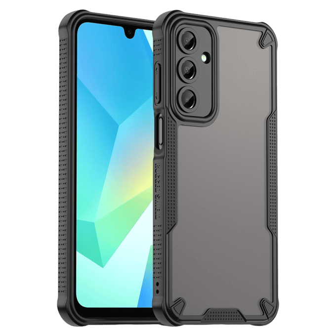 Mocaa Samsung Galaxy A16 Lichtgewicht Rugged Beschermhoesje Zwart