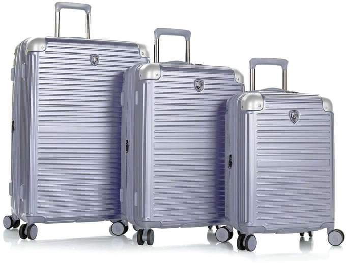 HEYS trolley Cruze 3pc Set Silver grijs 77cm